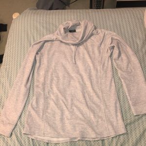 Scoop neck hoodie